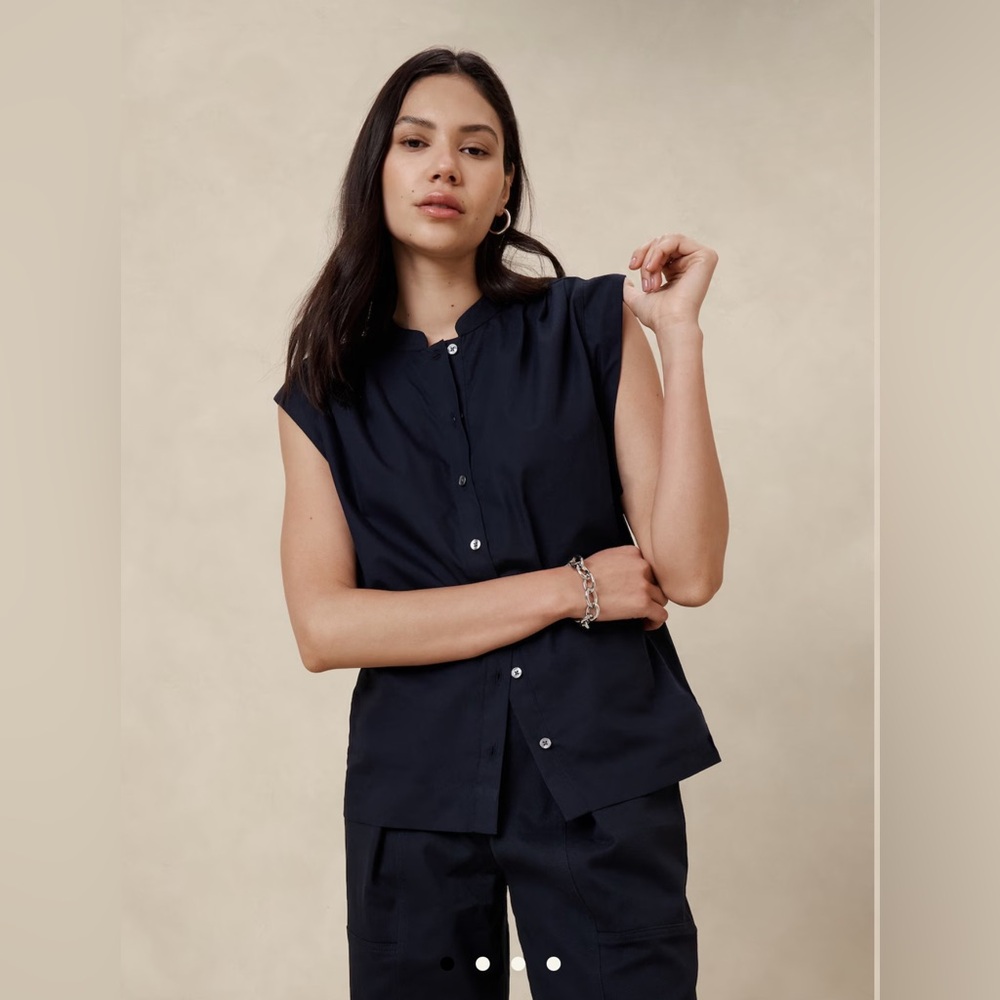 Banana Republic POPLIN TOP
